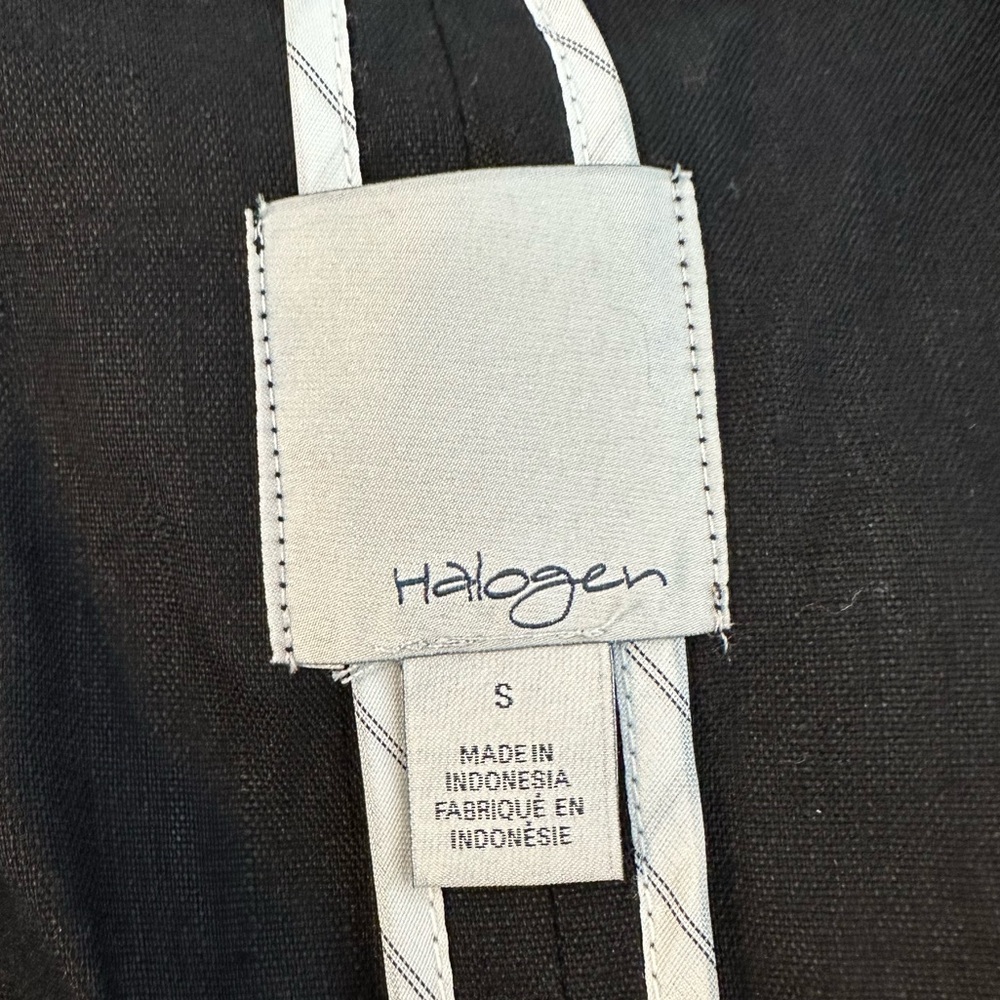 Halogen Black Fitted One-Button Blazer Jacket Siz… - image 3